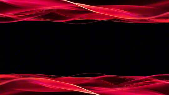 红色绸带文艺演出节日党建素材