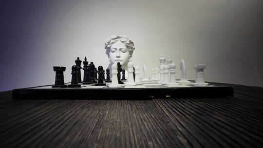 策略类游戏国际象棋和古希腊雕像头7