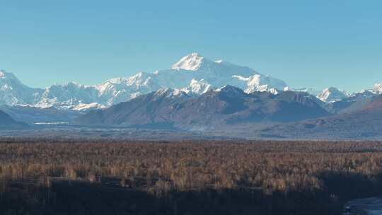 北美最高峰阿拉斯加Denali德纳里雪山