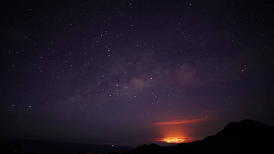 星空银河延时摄影