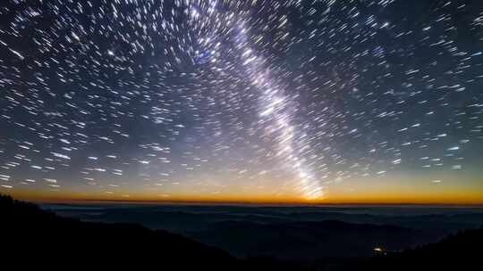 4k星空银河夜空繁星宇宙