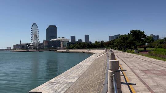 青岛西海岸唐岛湾风光特写