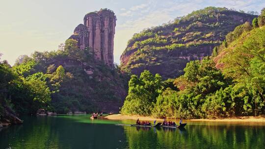 福建南平武夷山航拍