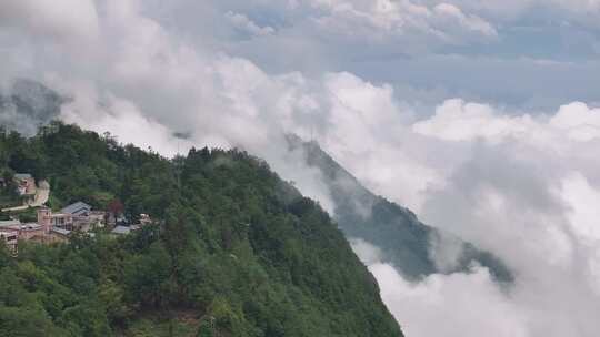 茨竹坝云海航拍