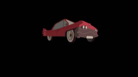 MG动画元素 素材模板 汽车 跑车