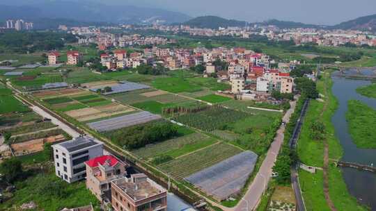 无人机航拍福建新农村