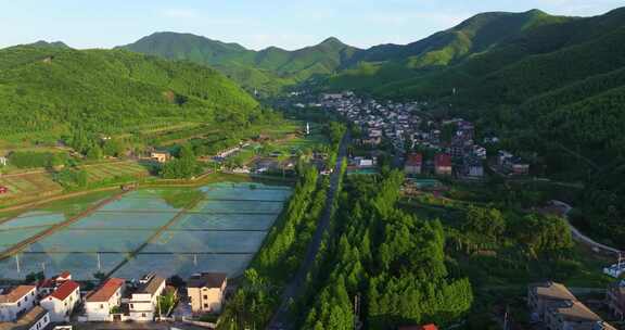 浙江湖州安吉余村景区青山绿水两山论发源地