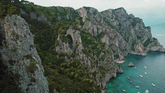 卡普里岛，岛屿，悬崖，海