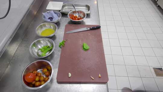 砧板， Mise En Place，制备