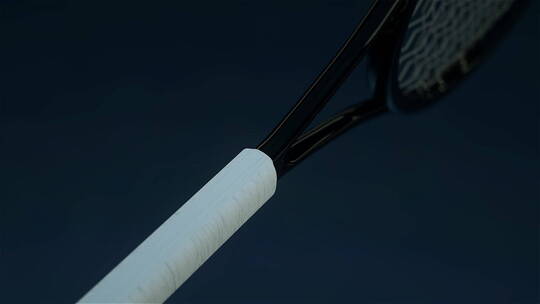 网球拍3D动画视频素材模板下载