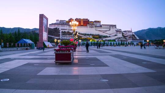 布达拉宫大范围延时8k