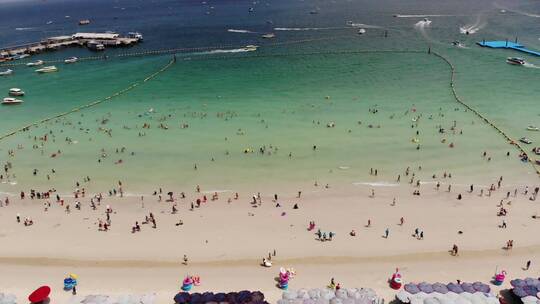 泰国芭提雅海滩盛况视频素材模板下载