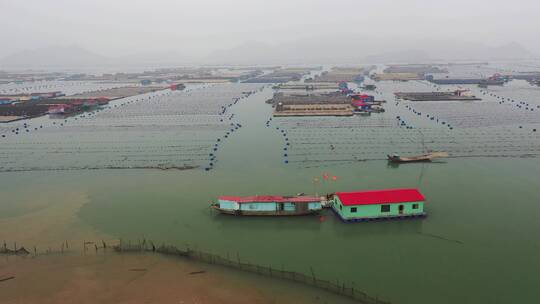 原创 福建宁德霞浦沙滩海岸线自然风光航拍