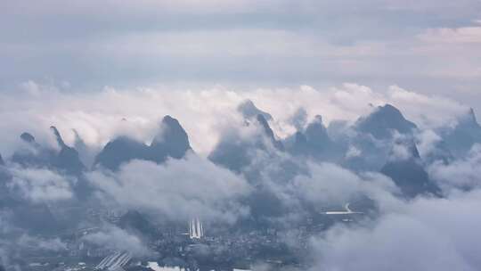 山水山峰山脉意境风景