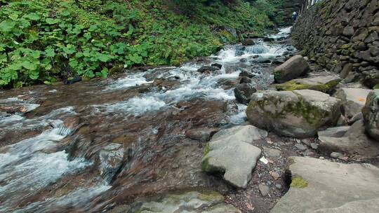 高山流水淡泊意境风景