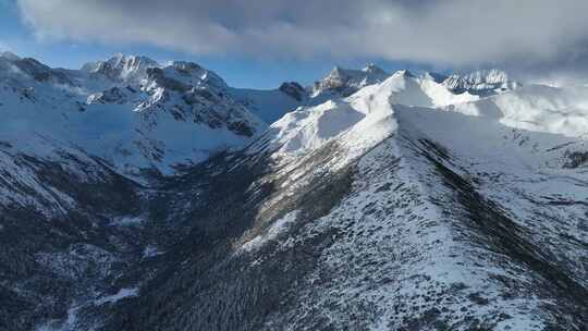 雪山航拍素材