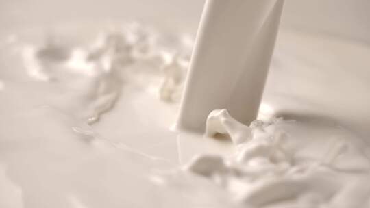 牛奶 酸奶 飞溅 落下  酸奶 升格