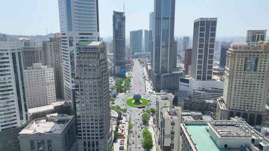 城市航拍 繁华都市