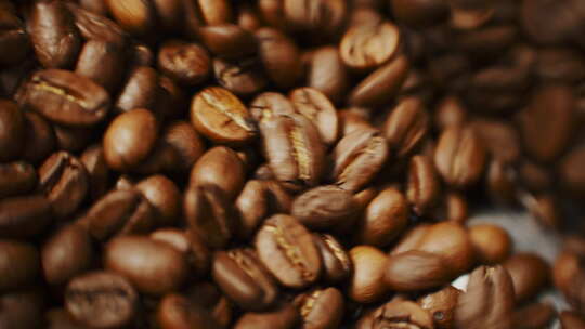 咖啡豆加工生产【4K】视频素材模板下载