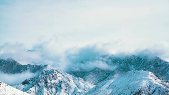 雪山延时