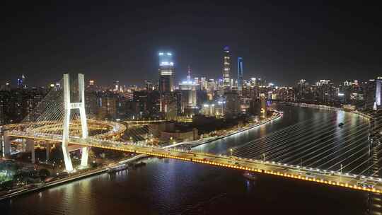 上海 南浦大桥 城市夜景 桥 交通
