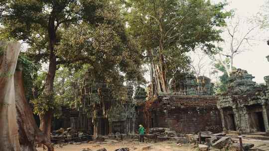 吴哥窟，寺庙，柬埔寨，亚洲
