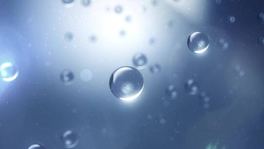【原创】水珠细胞保湿精华生长视频素材模板下载