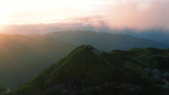 湖南郴州回龙山航拍