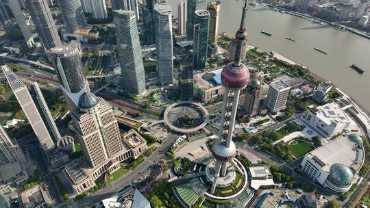 2022上海疫情空荡的陆家嘴视频素材模板下载