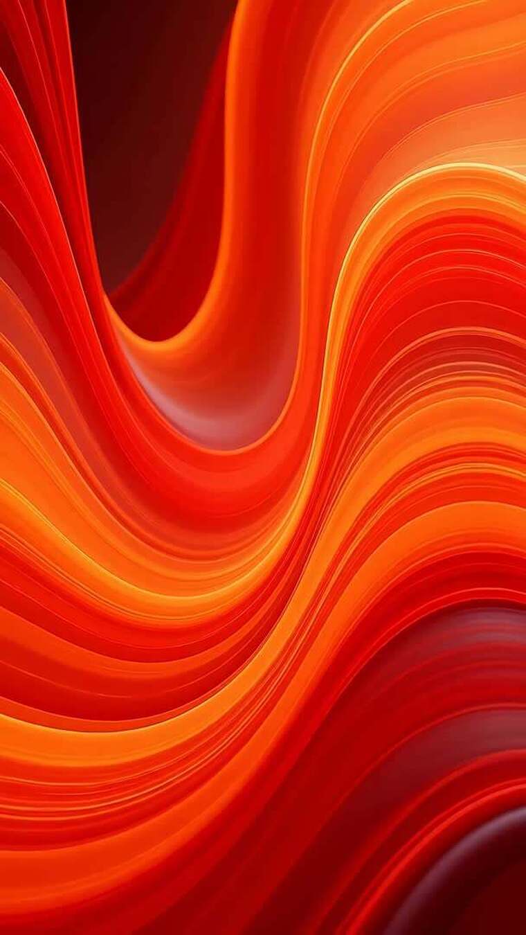 红色动感抽象波浪背景