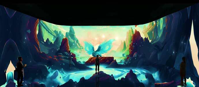 山海经-帝江沉浸式空间效果