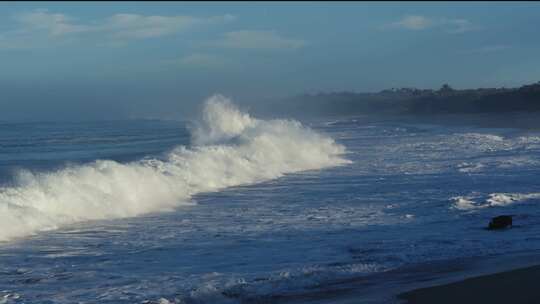 波涛汹涌的大海海浪海洋海浪波涛汹