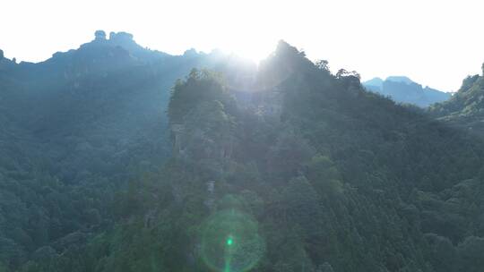 4K航拍张家界武陵源风景区群山