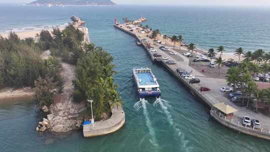 海南陵水分界洲岛航拍