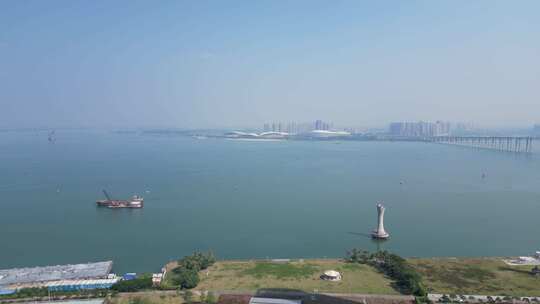 广东湛江城市建设湛江地标航拍