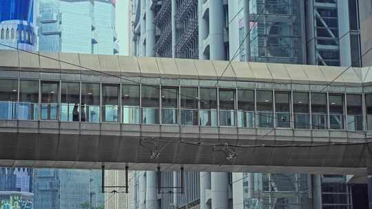 【正版素材】香港银行街