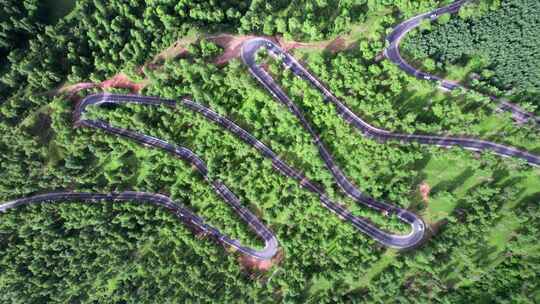 最美农村公路 甘肃临夏太子山旅游大通道