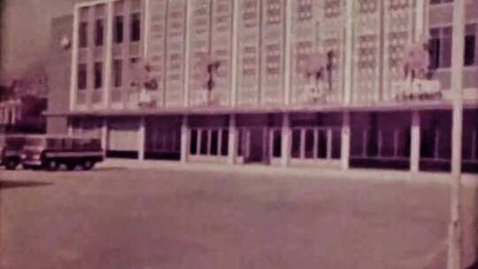 70年代电视台 电视直播车 电视转播