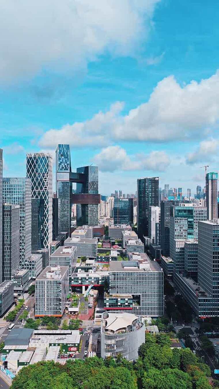 深圳腾讯竖屏航拍