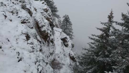 贺兰山金顶雪景视频 (26)