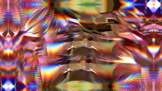 炫彩水晶玻璃折射背景