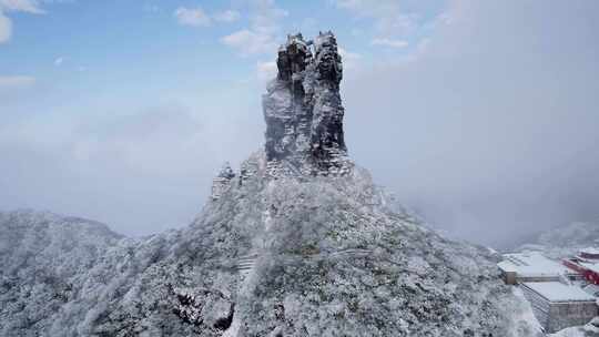 梵净山雪后云海仙境