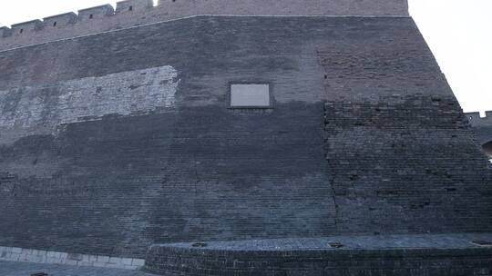 山西平遥古城千年古城墙视频素材视频素材模板下载