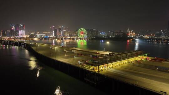 深圳欢乐港湾摩天轮夜景