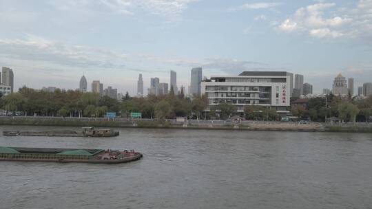 无锡全景京杭大运河4K航拍