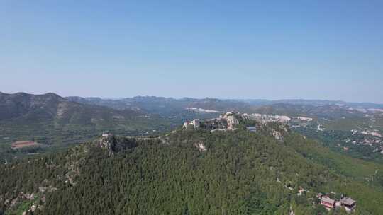 祖国大好河山山东青州云门山5A景区航拍