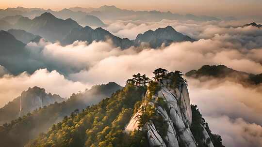 4K西安华山风景