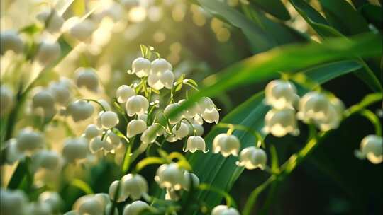 春天春季 百花绽放 花卉花朵逆光特写