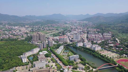 福建省泉州市洛江区马甲镇仰恩大学航拍校园