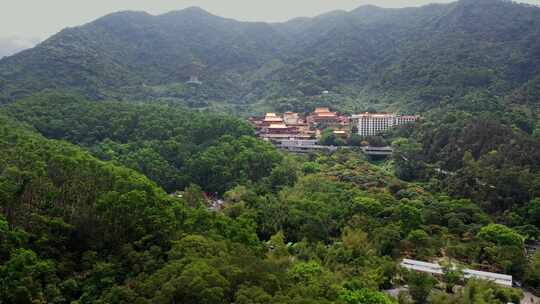 深圳梧桐山弘法寺航拍